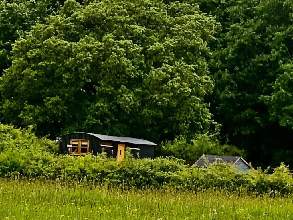Shepherds Hut With Scandinavian Hot Tub And Hydromassager Sway Extérieur photo